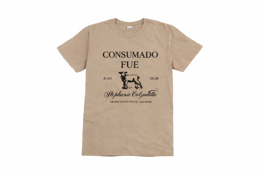 T-SHIRT: "CONSUMADO FUE"